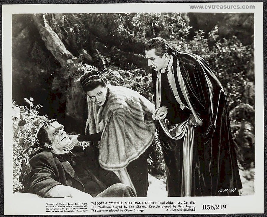 bud abbott and lou costello meet the monsters Abbott & Costello Meet Frankenstein Historic Vintage Movie Photo Still – CVTreasures