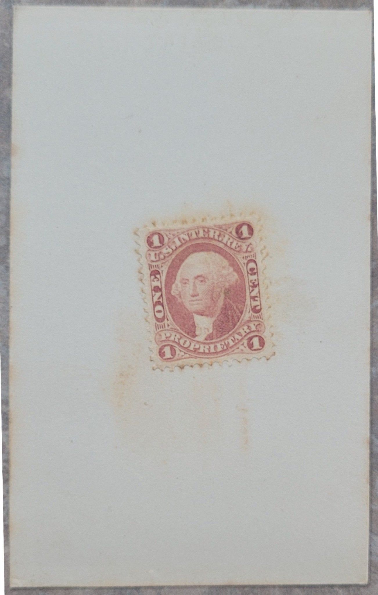 Abraham Lincoln 1862 Vintage Antique Presidential Campaign CDV Photograph stamp