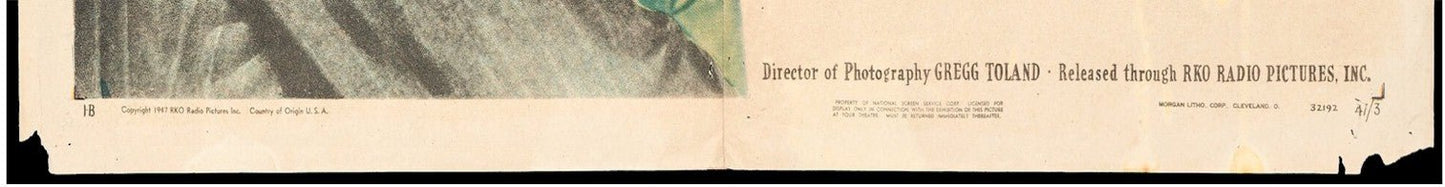 Best Years of Our Lives Original Movie Poster Vintage One SHeet