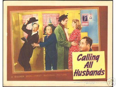 Calling All Husbands George Reeves Title and lobby cards, 1940