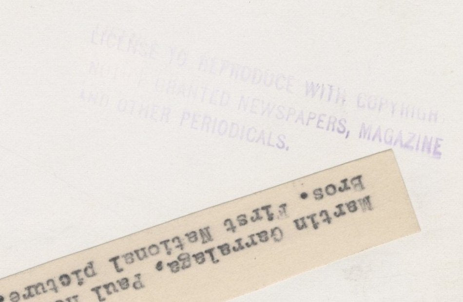 Casablanca Original Vintage TYPE I Photo Henreid Bergman