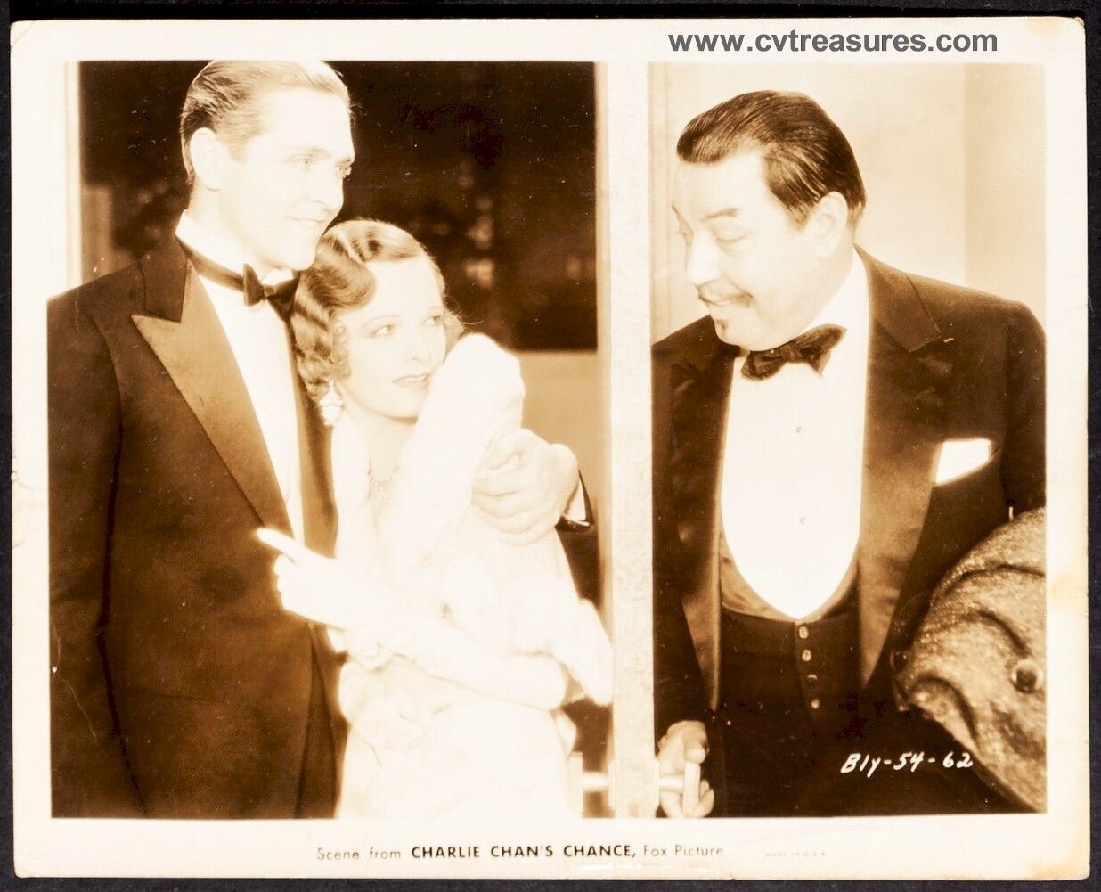 Charlie Chan's Chance Vintage Movie Theater Historical Photo Still Warner Oland
