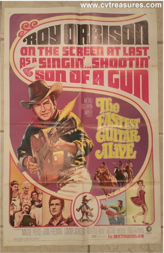 Fastest Guitar Alive Original Vintage One Sheet Movie Poster