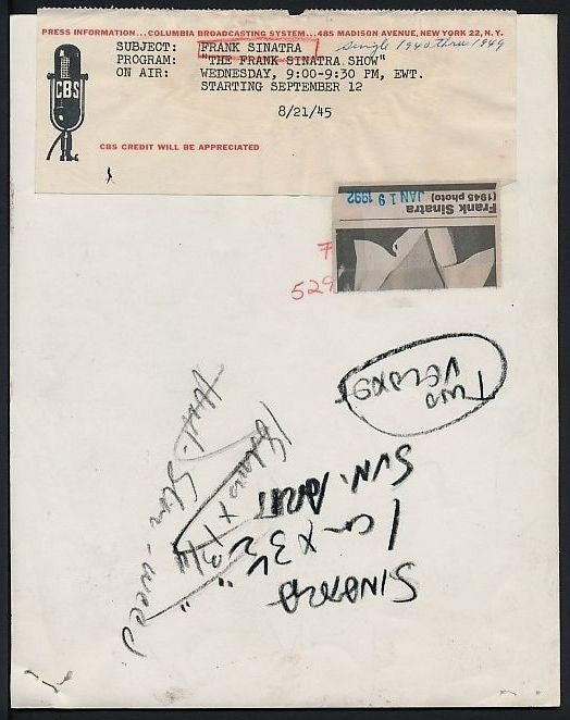 FRANK SINATRA Original Vintage Photo