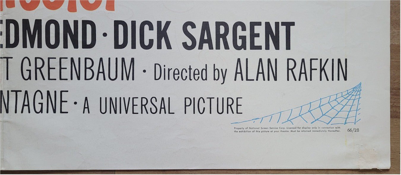 Ghost and Mr Chicken Original Authentic Vintage movie theater poster Don Knotts 1966