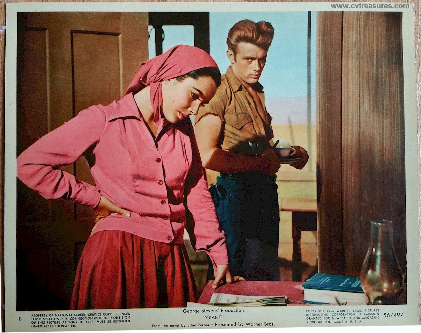Giant James Dean Elizabeth Taylor Original Vintage Still Photo 2