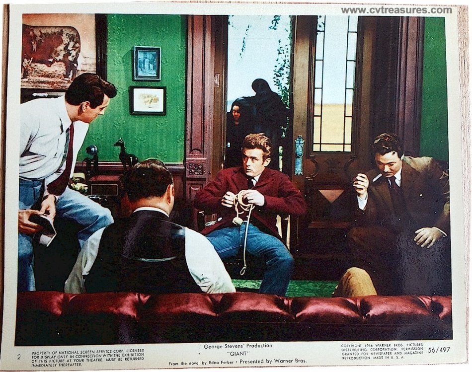 Giant James Dean Elizabeth Taylor Original Vintage Still Photo 5