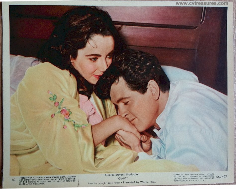 Giant James Dean Elizabeth Taylor Original Vintage Still Photo 7