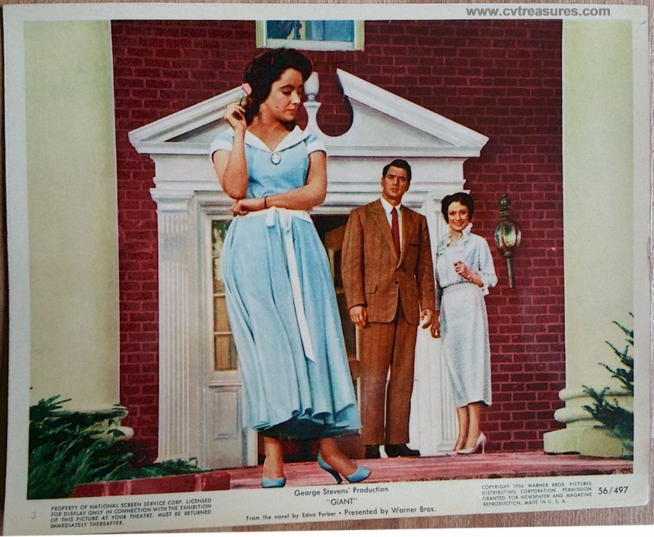Giant James Dean Elizabeth Taylor Original Vintage Still Photo10