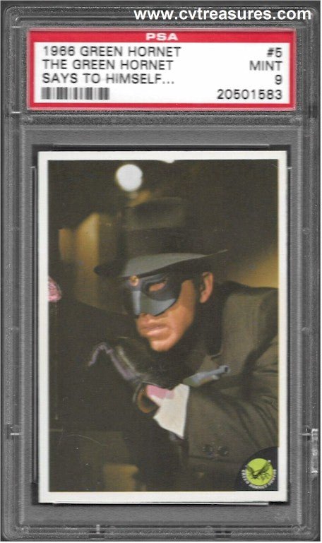 Green Hornet Vintage Gum Card 1966 RARE PSA 9