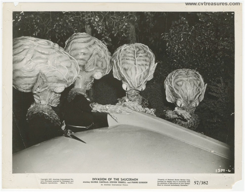 Invasion of the Saucer - Men Vintage Sci Fi Movie Still Publicity