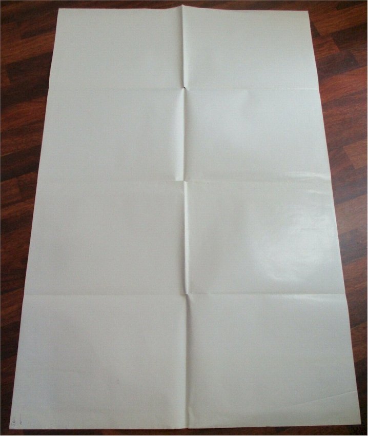 Jaws Original Vintage Movie Poster Rare 1975 re - release