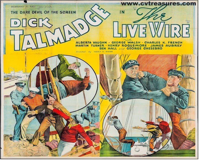 Live Wire Original Vintage Movie Poster Six Sheet