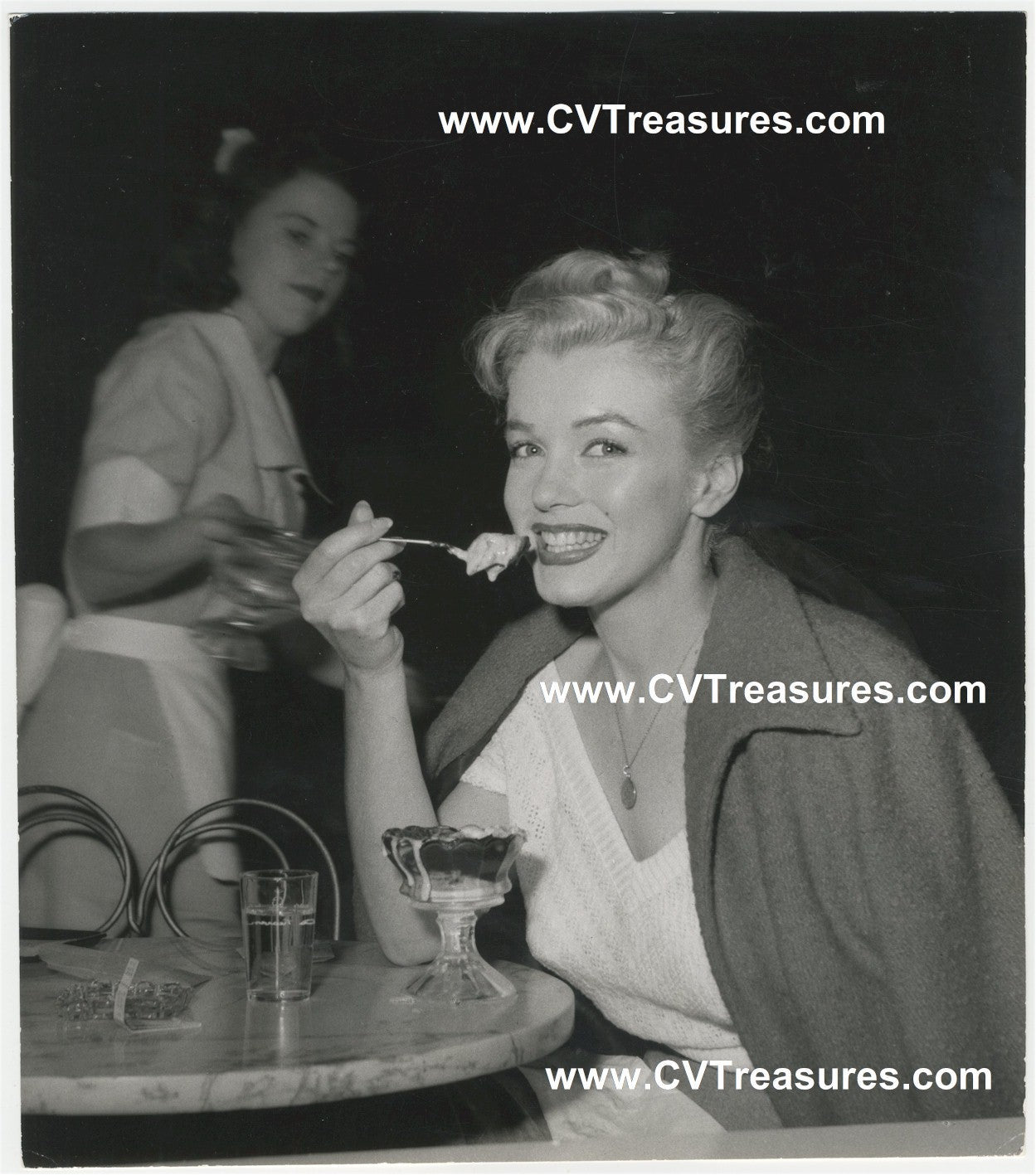 Marilyn Monroe Original Vintage Photo Andre de Dienes ice cream
