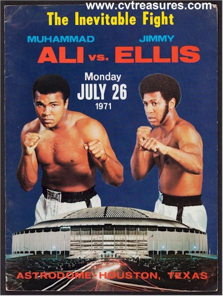 Muhammad Ali Vs. Jimmy Ellis Original Vintage Fight Program 1971