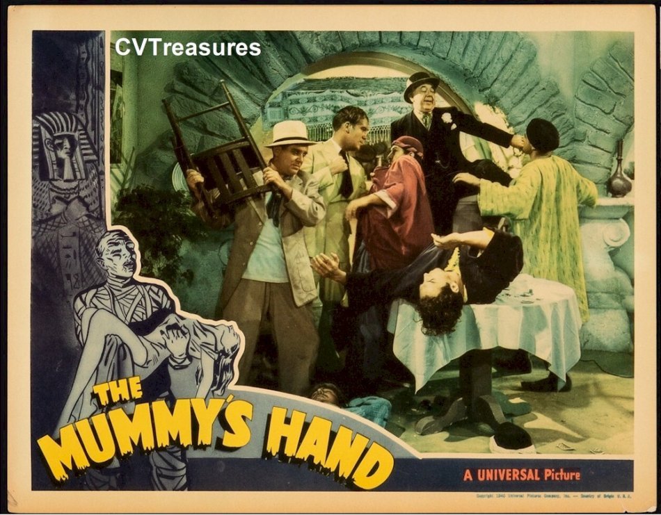 Mummy's Hand Vintage Horror Lobby Card Movie Poster Tom Tyler 2