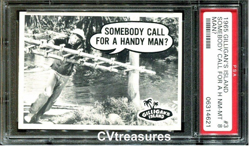 Non Sports Cards Gilligan's Island PSA 8 High Grade Card #3 1960s Toys CVTreasures Non Sports Cards Gilligan's Island PSA 8 High Grade Card #3 1960s Toys CVTreasures