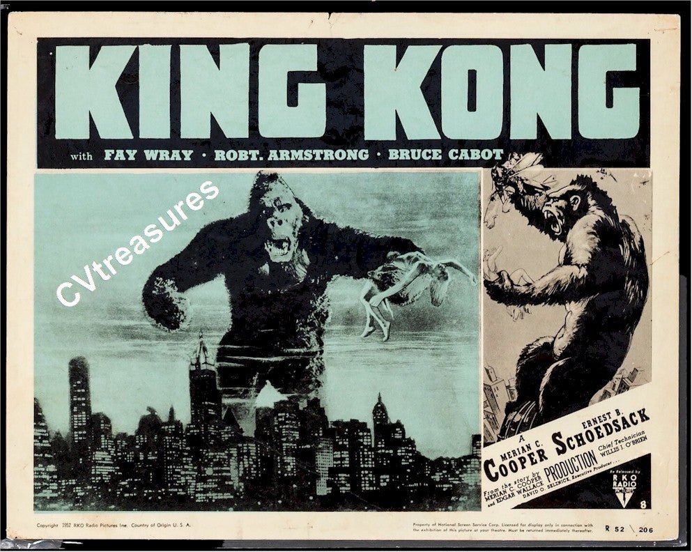 Mini-affiche King Kong Escapes (1967) - Carte Lobby Originale Vintage, Eiji Tsuburaya