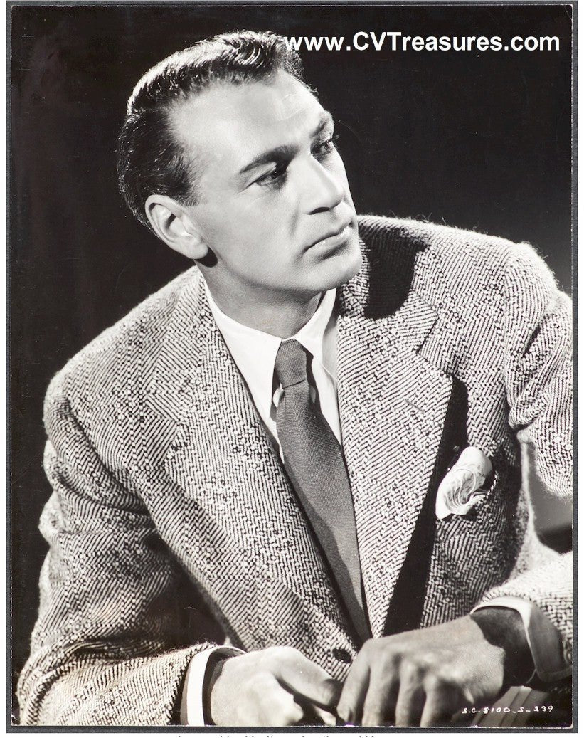 Pride of the Yankee Original Vintage George Hurrell Photo Cooper