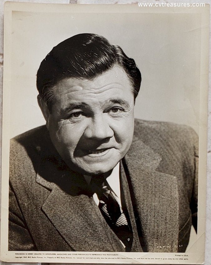Pride of the Yankees Vintage Movie Photo Still Babe Ruth Sports Memorabilia 2