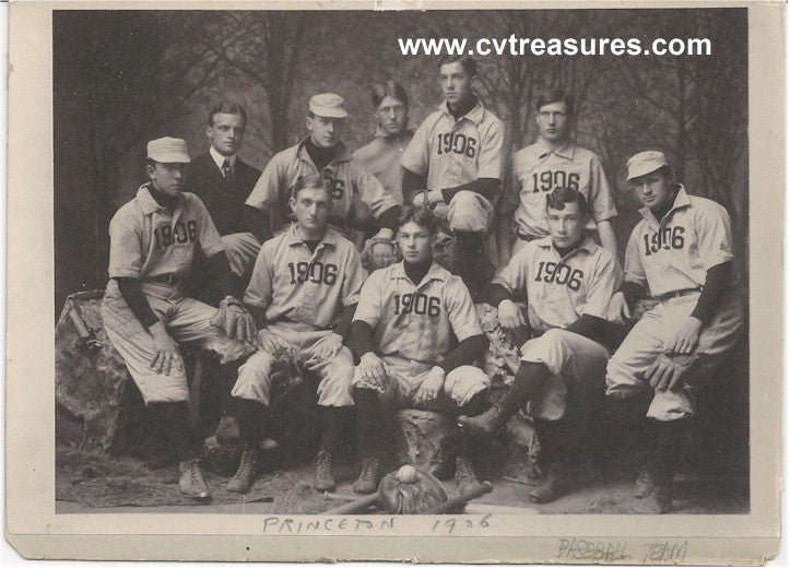 Princeton Baseball Team Vintage Photo 1906