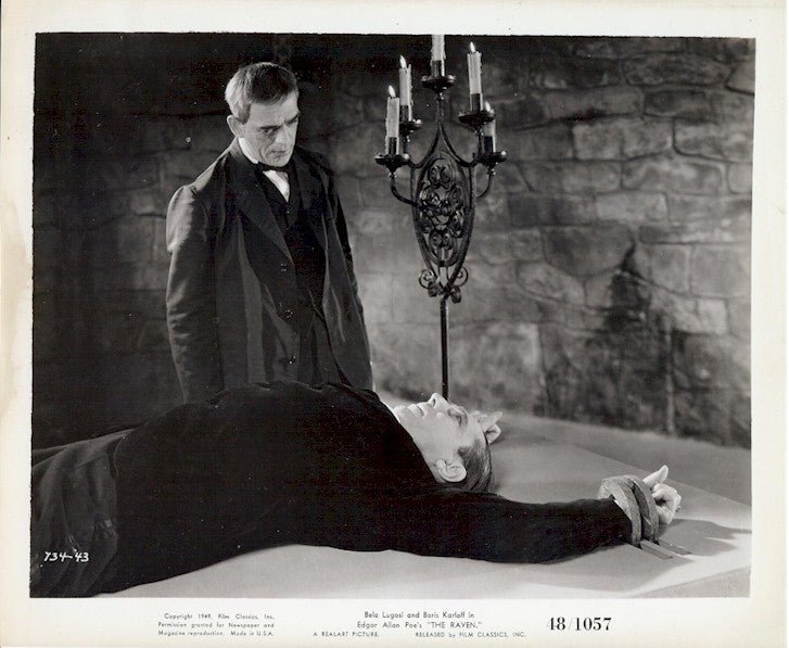 Raven Original Vintage Photos Stills Karloff - Lugosi #3