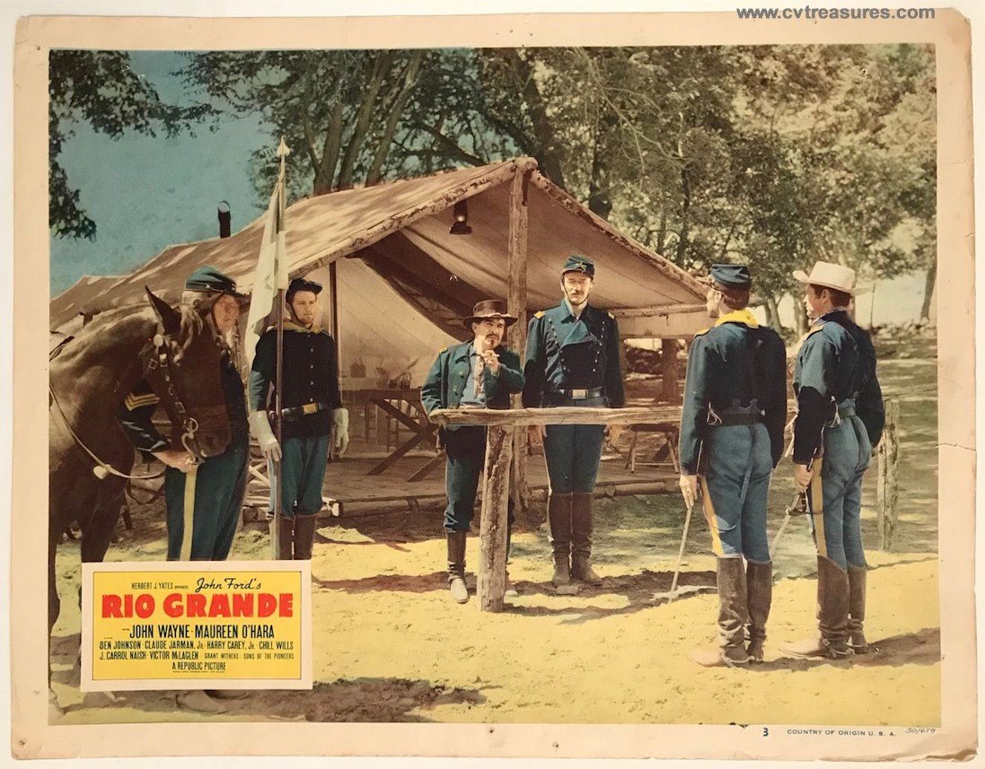 Rio Grande Original Vintage Lobby Card Movie Poster John Wayne