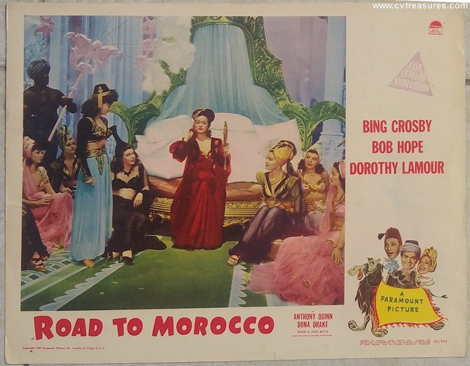 Road to Morocco Vintage movie poster lobby card Hope Crosby 5