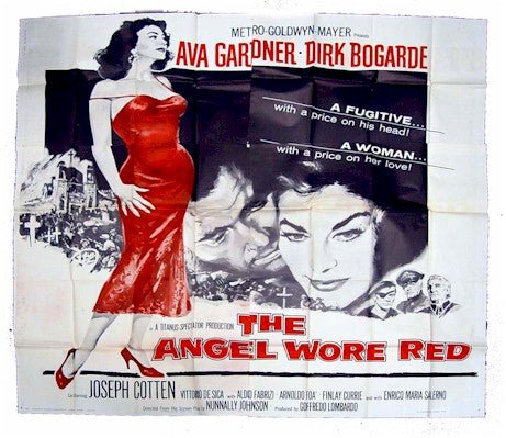 ava gardner red dress Ava Gardner in Adrian's 18th century inspired red gown