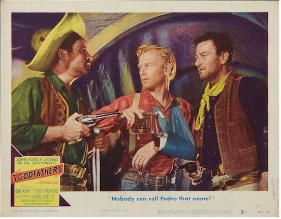 Three Godfathers, John Wayne Lobby Cards 2 movie poster - Desert