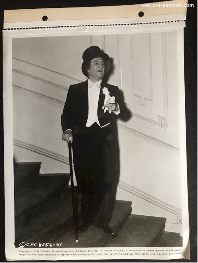 THREE STOOGES Original Vintage Keybook Promotional Photo Still Larry Fine 3