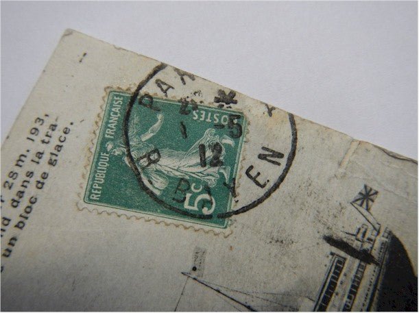 Titanic Postcard issued within Weeks After Sinking 1912