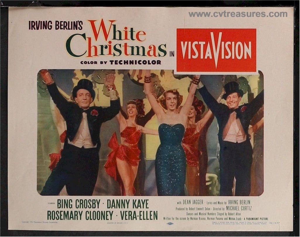 White Christmas Original Authentic Vintage Movie Theater Poster Lobby Card Bing Crosby Danny Kaye #7