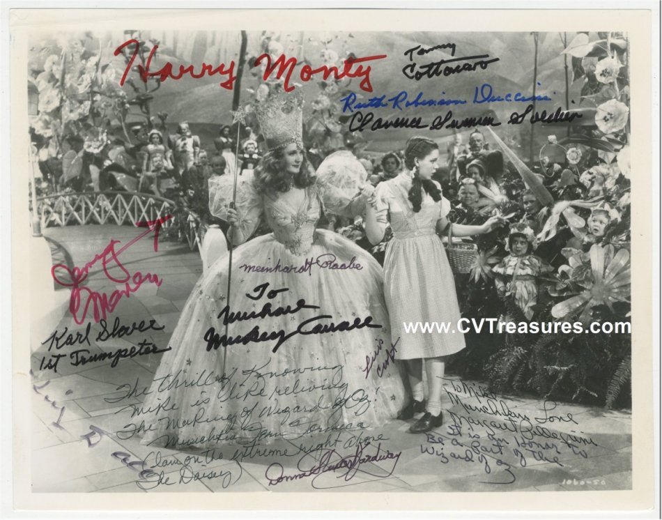 Wizard of OZ Munchkin Authentic Signed Autographed Photo