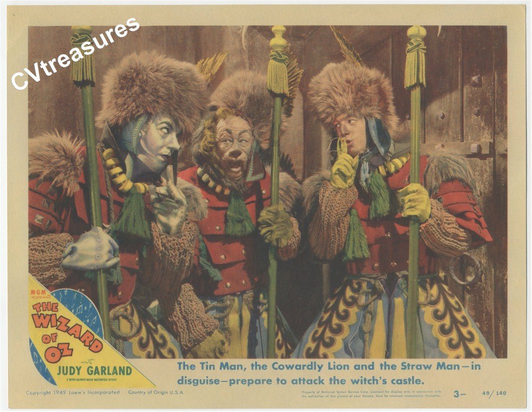 WIZARD OF OZ Original Authentic Vintage Lobby Card Movie Poster