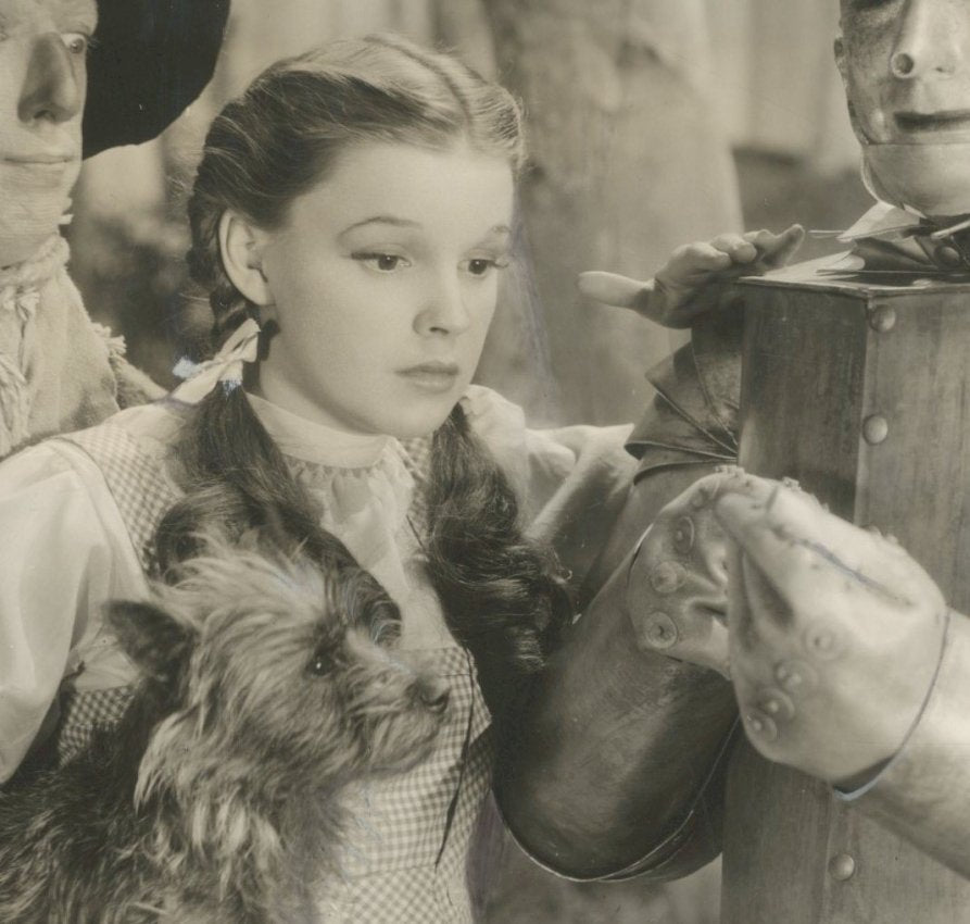 Wizard of Oz Original Vintage Historic Photo Studio Still Deleted Scene Judy Garland Ray Bolger Jack haley