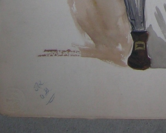 Abbott & Costello Meet Captain Kid, Original Costume Artwork - Click Image to Close