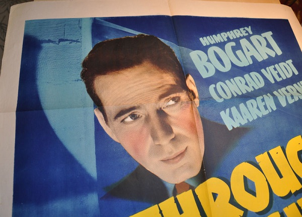All Through theNight UNUSED Vintage Movie Poster Humphrey Bogart - Click Image to Close