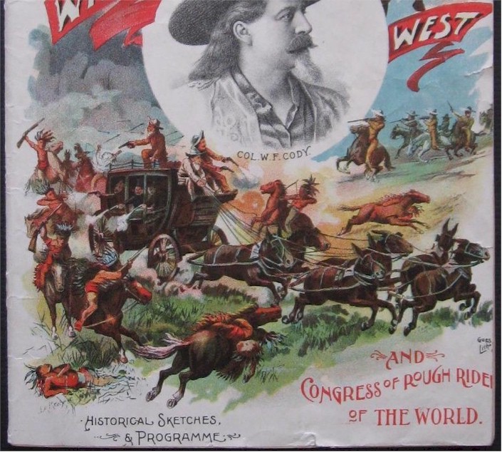 BUFFALO BILL WILD WEST SHOW ORIGINAL 1893 PROGRAM CHICAGO WORLD' - Click Image to Close