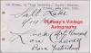 Lon Chaney Jr Autograph Fountain Pen Signature and Inscription