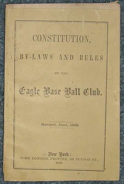Eagle Base Ball Club SCARCE 1871 - Click Image to Close