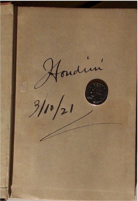 Harry Houdini Autograph Signed Photo memorabilia - Click Image to Close