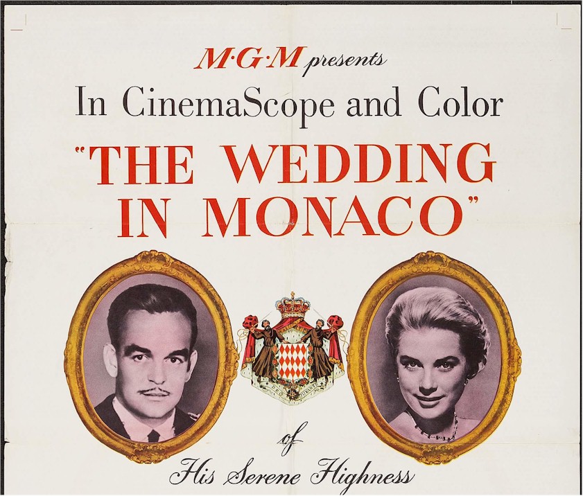 Wedding in Monaco Grace Kelly Vintage Movie Poster one sheet '56 - Click Image to Close