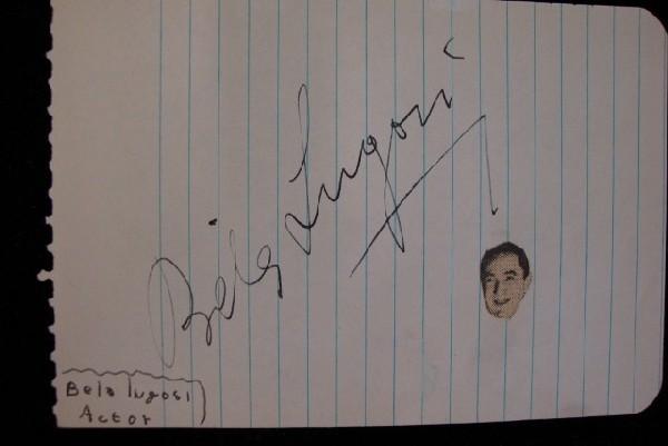 Bela Lugosi Autograph Vintage Pen Signature NOT inscribed - Click Image to Close