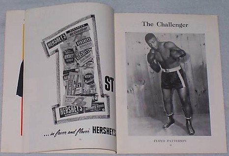 BOXING PROGRAM - PATTERSON vs. JOHANSSON 1960 - Click Image to Close