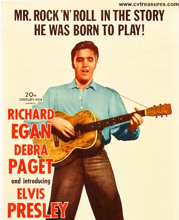 Love Me Tender RARE Insert Movie Poster Elvis Presley - Click Image to Close