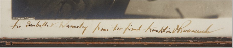 Franklin D. Roosevelt FDR Autographed Signed Portrait Photo - Click Image to Close