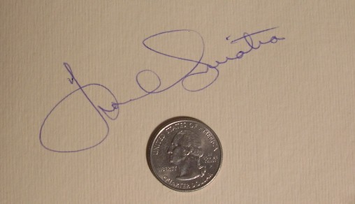 Frank Sinatra - Historical Autograph JFK Inaugural Program - Click Image to Close