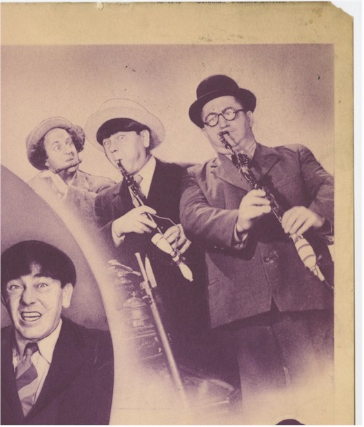 Three Stooges Spook Louder vintage Title Card movie poster 1943 - Click Image to Close