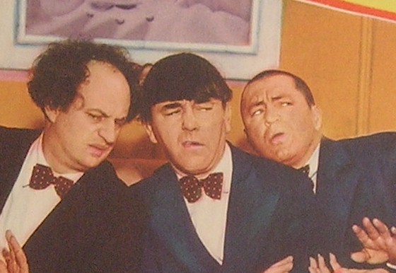 Three Stooges Time Out for Rhythm Lobby Card 1941 a - Click Image to Close